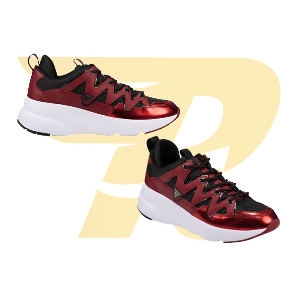 GUESS DARK RED SNEAKERS