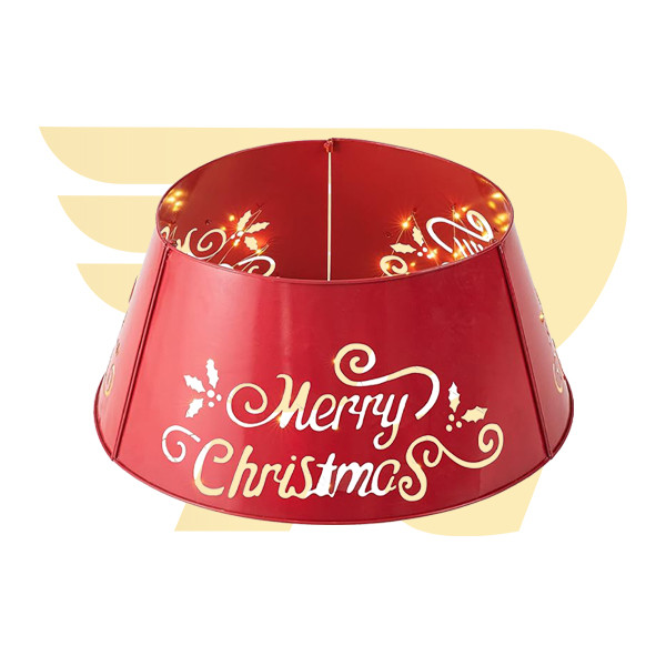 COLLIER DE SAPIN EN METAL GLITZHOME